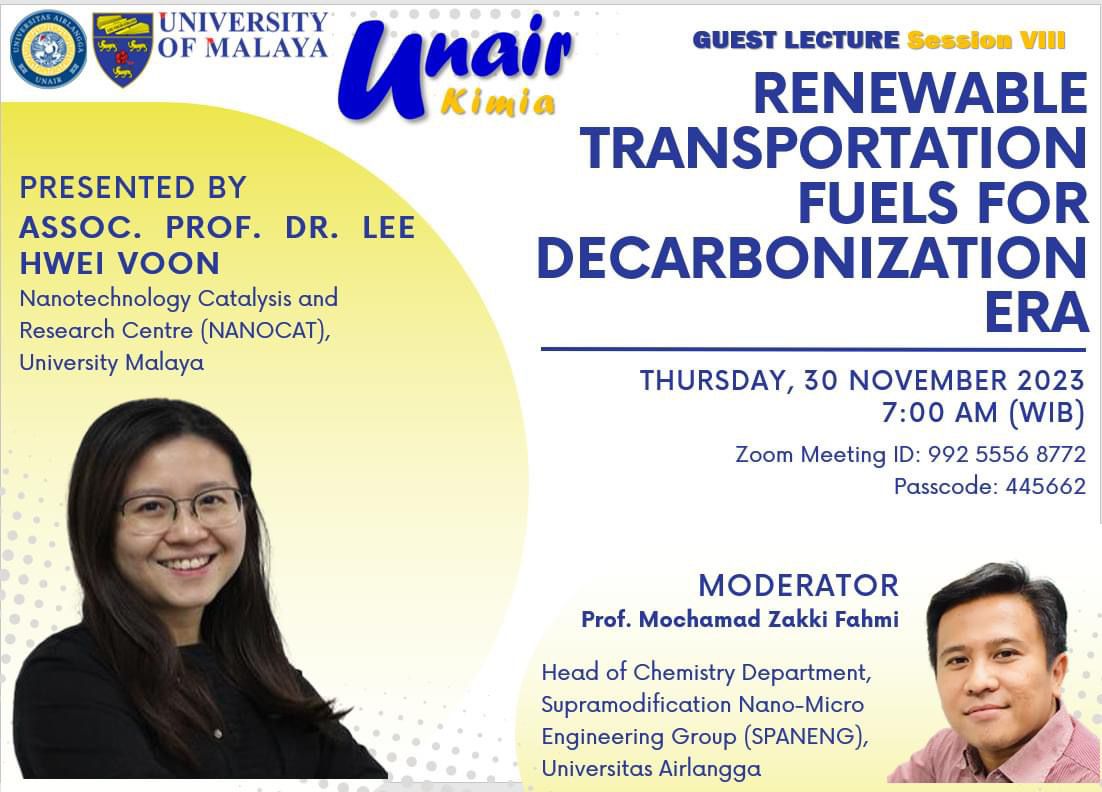 Guest Lecture: Renewable Transportation Fuels For Decarbonization Era