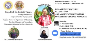 [International Class of Natural Product Chemistry 2021] Isolation, Structure Elucidation, and Modification Strategy of Natural Organic Products