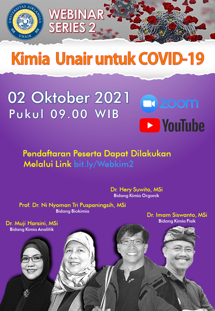 [Webinar] KIMIA UNAIR untuk COVID-19