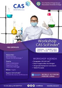 [Workshop] CAS SciFinder 10 Maret 2022