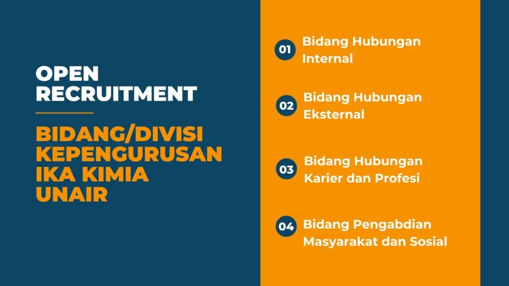Open Recruitment IKA Kimia